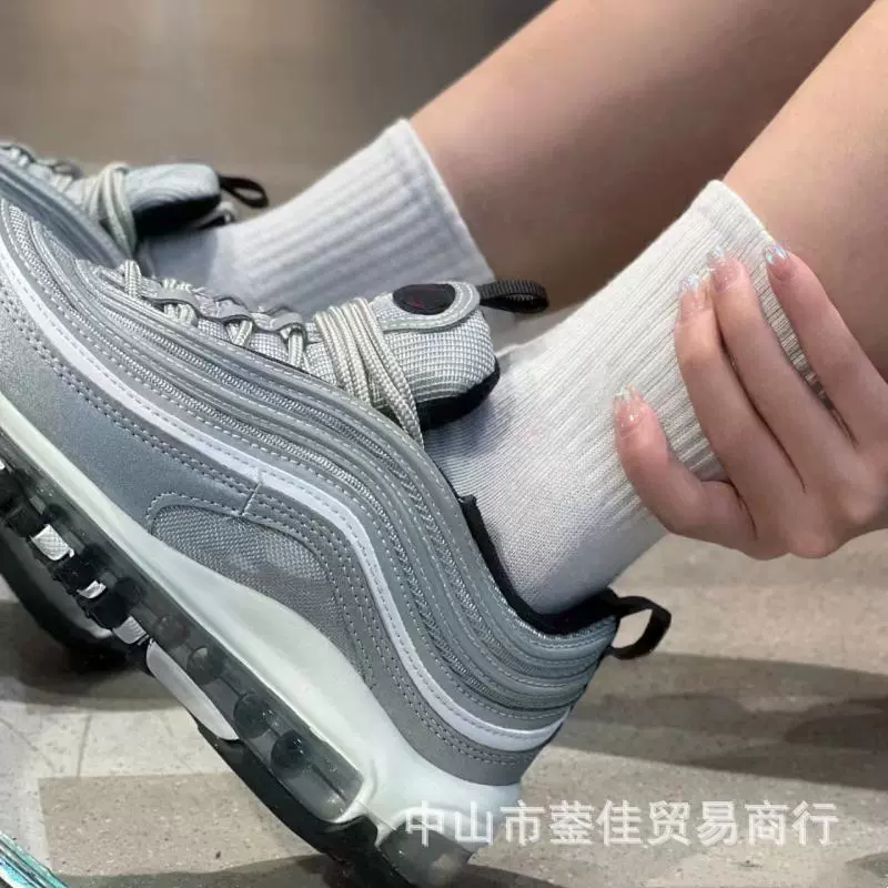 AIR MAX 97 Серебро Золото Putian обувь, ретро низкие повседневные беговые кроссовки для мужчин и женщин