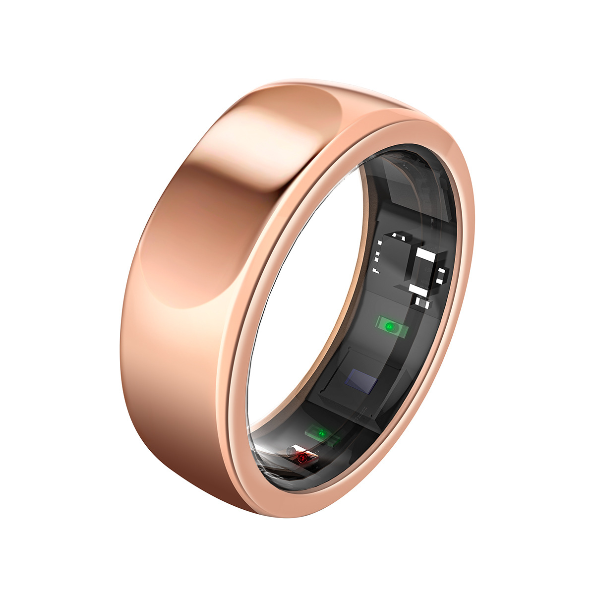 MATEYOU Ring wireless charging Bluetooth main control Nordic52840 IP68 waterproof titanium alloy outer Ring