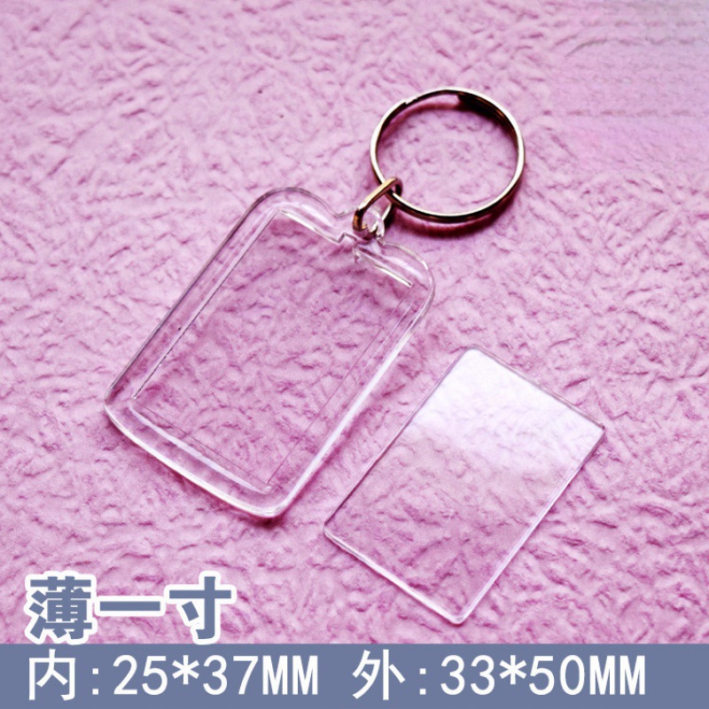 Acrylic transparent keychain, pendant