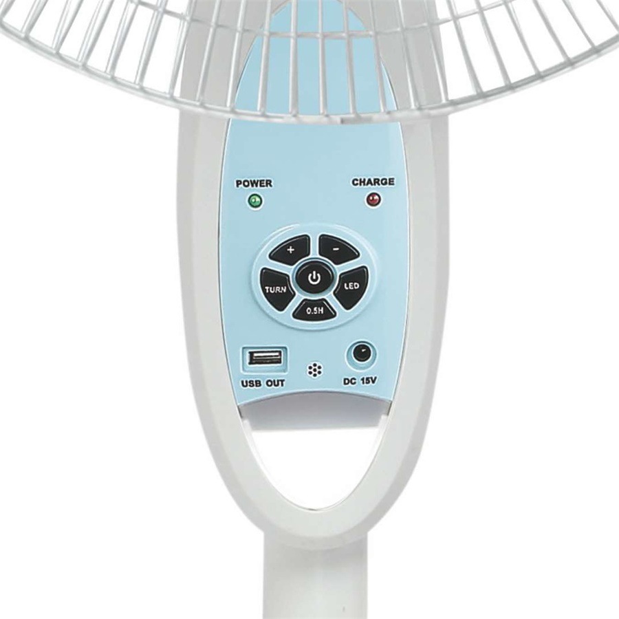 16 pulgadas ventilador vertical de piso con panel solar controlado remoto ventilador solar de emergencia interior y exterior