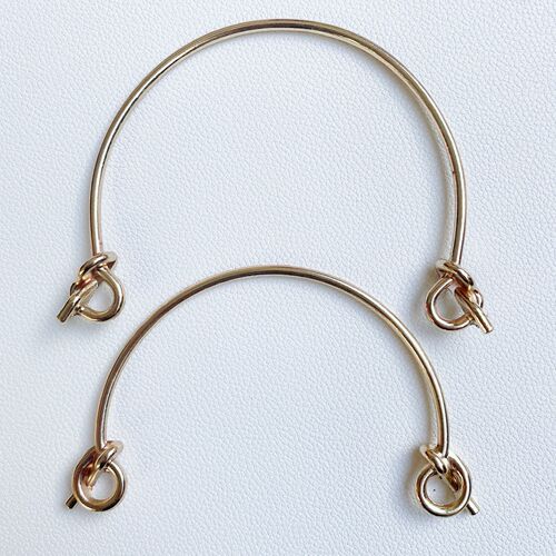 Luggage hardware accessories, metal handles, zinc alloy women's bag decorative large handles, handles