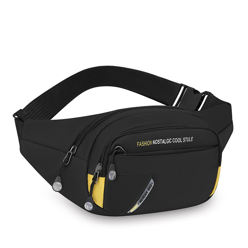 Riñonera de hombre al por mayor Bolso de mensajero de un solo hombro multifuncional casual coreano Cartera de negocios Bolso de pecho de ciclismo deportivo