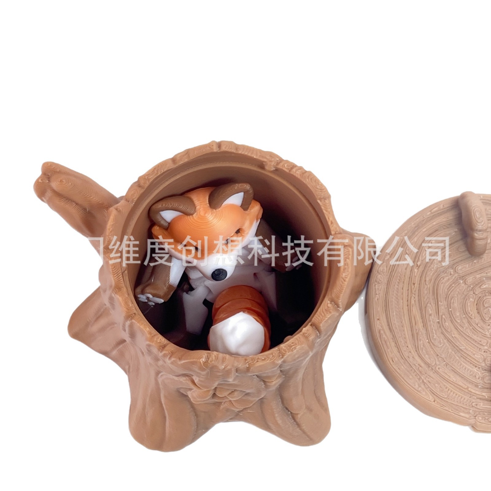 Juguetes de impresión 3D transfronterizos agujeros de árbol de zorro articulaciones móviles adornos para niños regalos de vacaciones Amazon TK stand