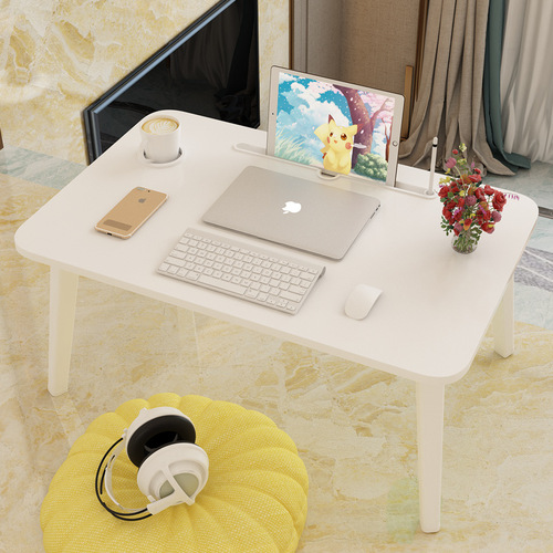 Bed small table bedroom floor student foldable dormitory small table for desk cute ins carpet computer