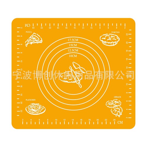 2926 Manufacturer 29*26 Food-Grade Silicone FDA Compliant Dough Mat Silicone Kneading Mat Baking Tool