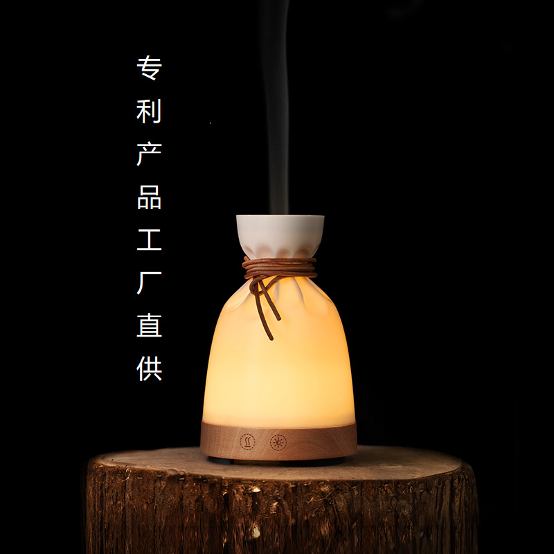 Mr Deer Factory Direct Supply Aromatherapy Machine Humidifier High Quality Wooden Essential Oil Aromatherapy Machine Humidifier