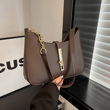韩系小众设计包包女2023秋冬新款质感手提腋下包百搭时尚单肩包