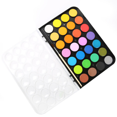 Chenguang solid watercolor pigment art painting supplies hand-painted watercolor pigment office stationery wholesale