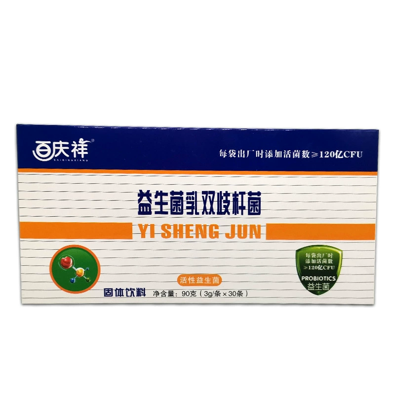 Пробиотические бифидобактерии лактис Baiqingxiang 90 г (3 г/полоска * 30)