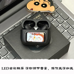 2025智触控彩屏无线蓝牙双模式主动降噪耳机五代电竞级低延迟