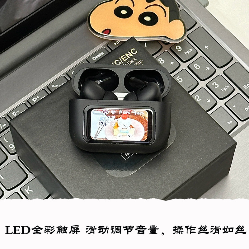 2025智触控彩屏无线蓝牙双模式主动降噪耳机五代电竞级低延迟|undefined