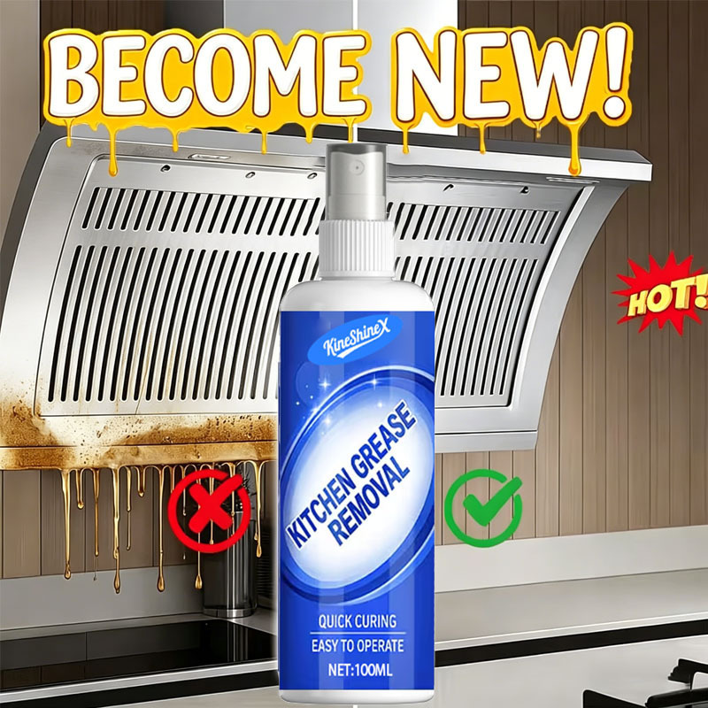 Kineshinex Heavy-Duty Degreaser Is Suitable for Kitchen Utensils, Quickly Removes Grease Stains, and Is Suitable for Grills Kineshinex Heavy-Duty Degreaser Is Suitable for Kitchen Utensils, Quickly Removes Grease Stains, and Is Suitable for Grills