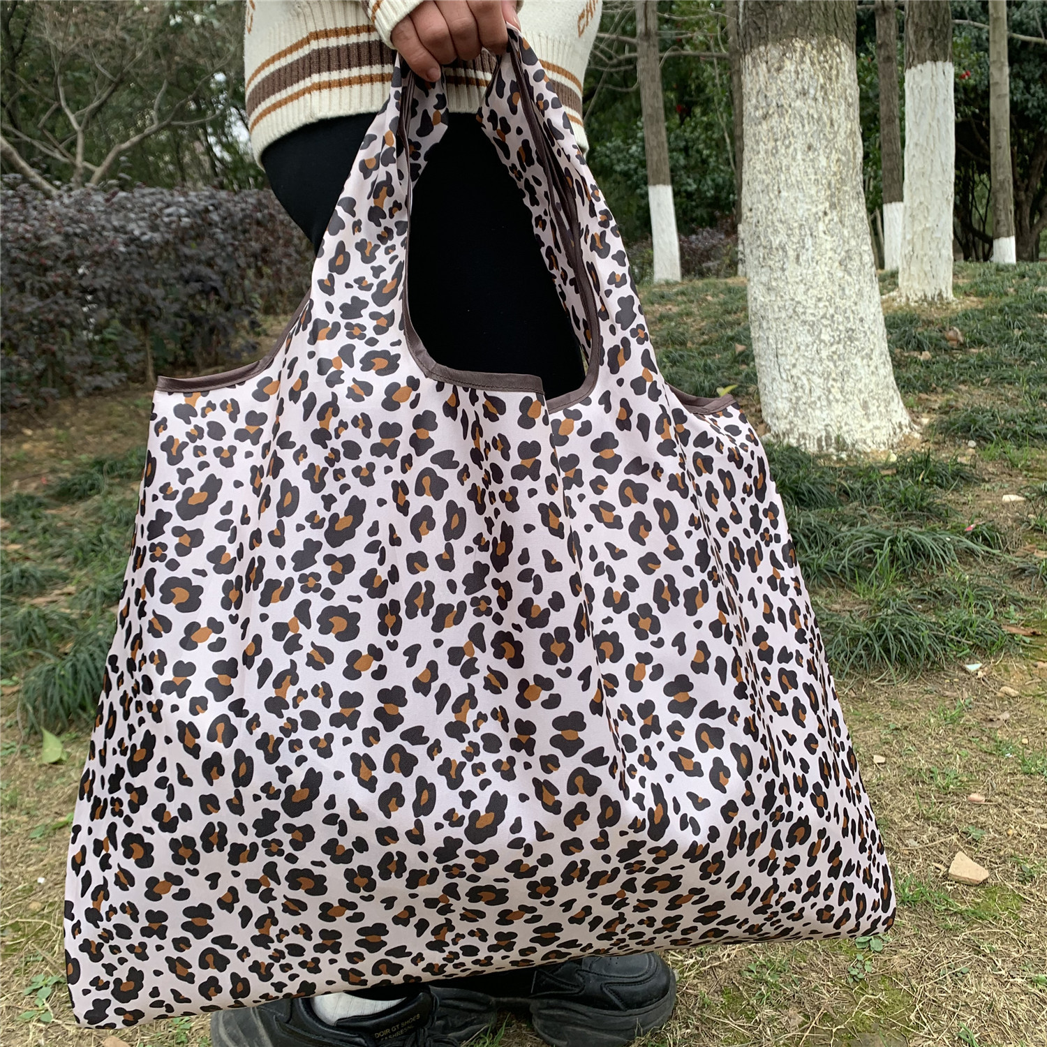 52g Weight 1 Piece Quantity Oxford Cloth Material Printing, Cartoon Pattern New Style Style New Style Printing Cartoon Oxford Cloth Shopping Bags 2