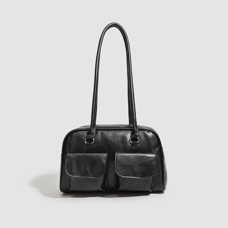 Capacious one-shoulder bag