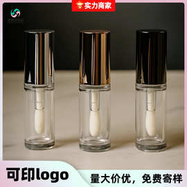 源头工厂8ml唇釉空管唇彩大刷头分装替换瓶化妆品包材可印LOGO