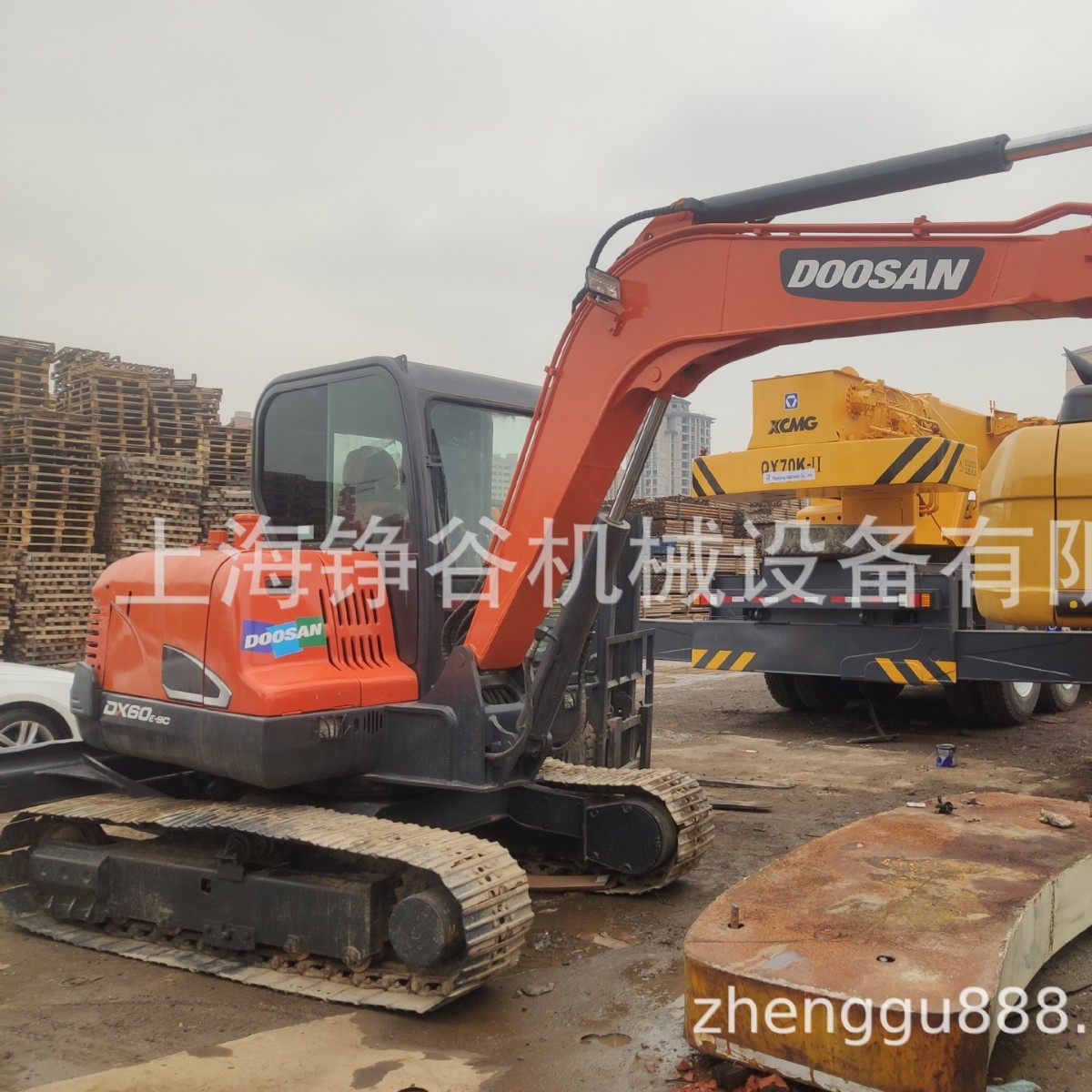 Doosan九成新斗山小型液压挖机DX60钩机6吨挖掘机通用挖掘机械