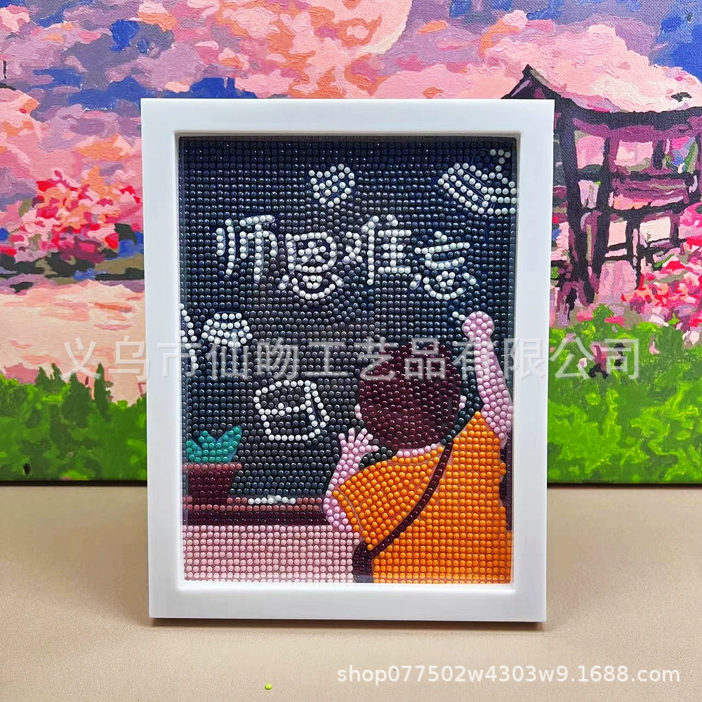 Набор для алмазной живописи Sanrio Kuromi, 17×22 см пластиковая рамка, набор для творчества DIY для детей