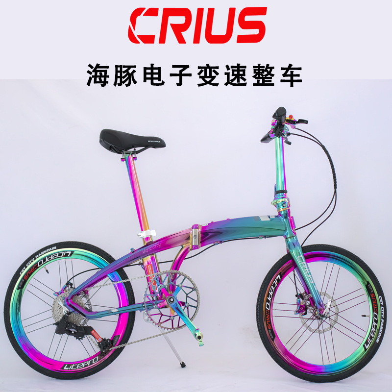 Crius Dolphin Electronic Variable Speed Folding Bike 11 Speed