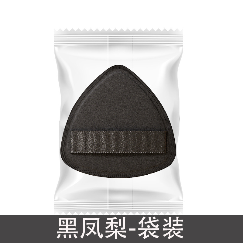 Brocha plana de maquillaje súper suave, tipo esponja, con forma de piña, para polvos, maquillaje en crema, ideal para uso en seco y húmedo, venta al por mayor