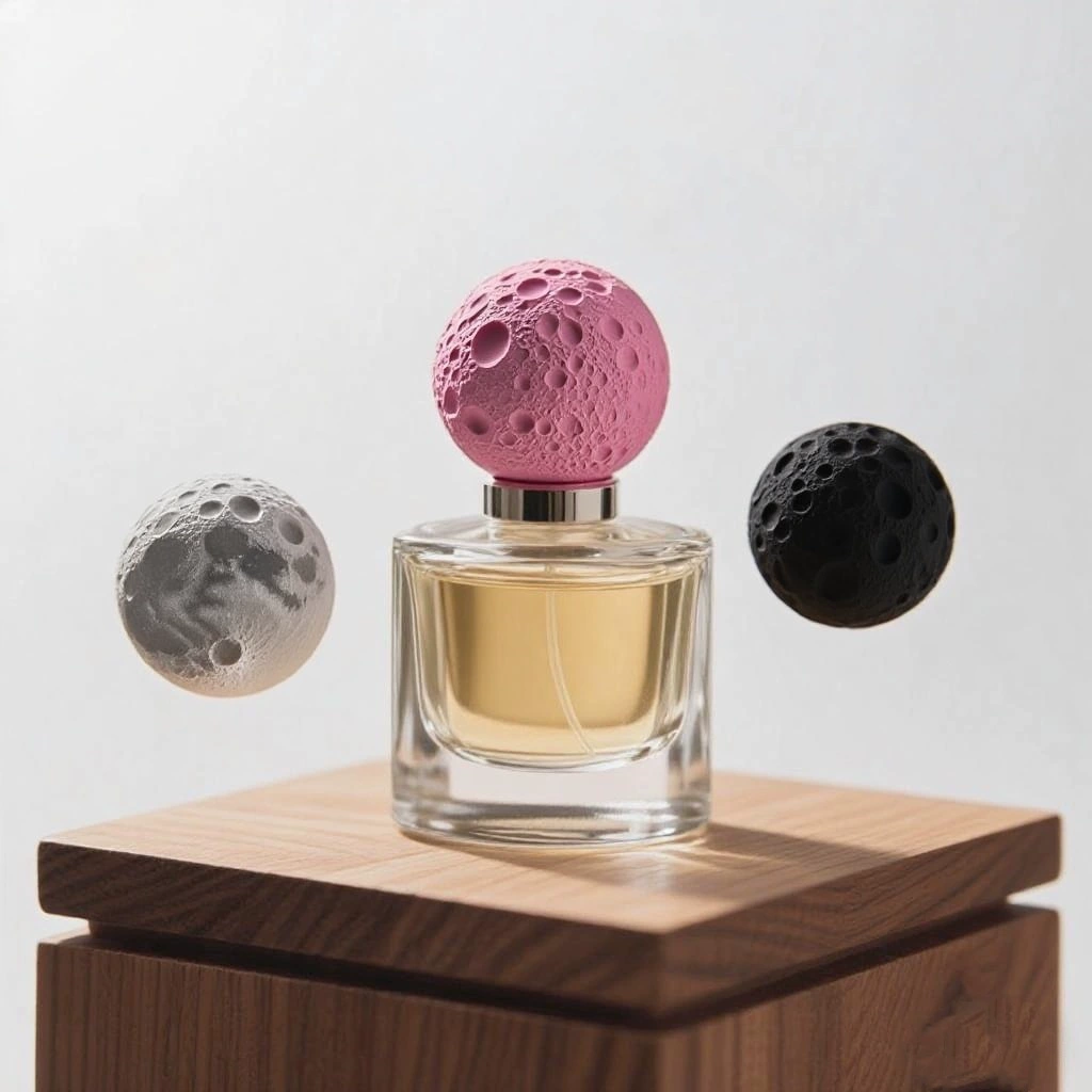 OMK экологически чистый каменный материал доступный роскошный колпачок для флакона духов метеорит луна текстура отель знаменитый безогневой колпачок для ароматерапии