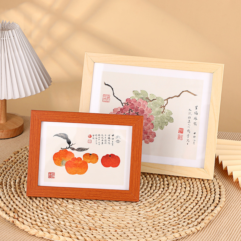 Living Room and Bedroom Photo Frame Square Decoration 5inch 6inch Photo Frame Desktop Table Photo Frame Decoration Manufacturer Wholesale