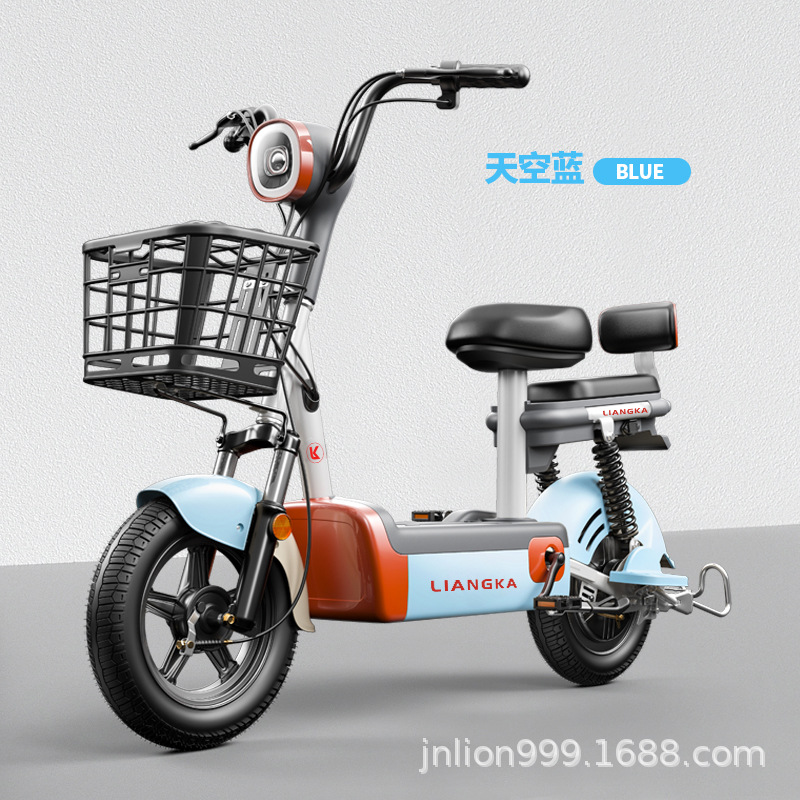 Liangca coche eléctrico para adultos nueva bicicleta eléctrica para estudiantes pequeños 48v coche de batería de litio desmontable