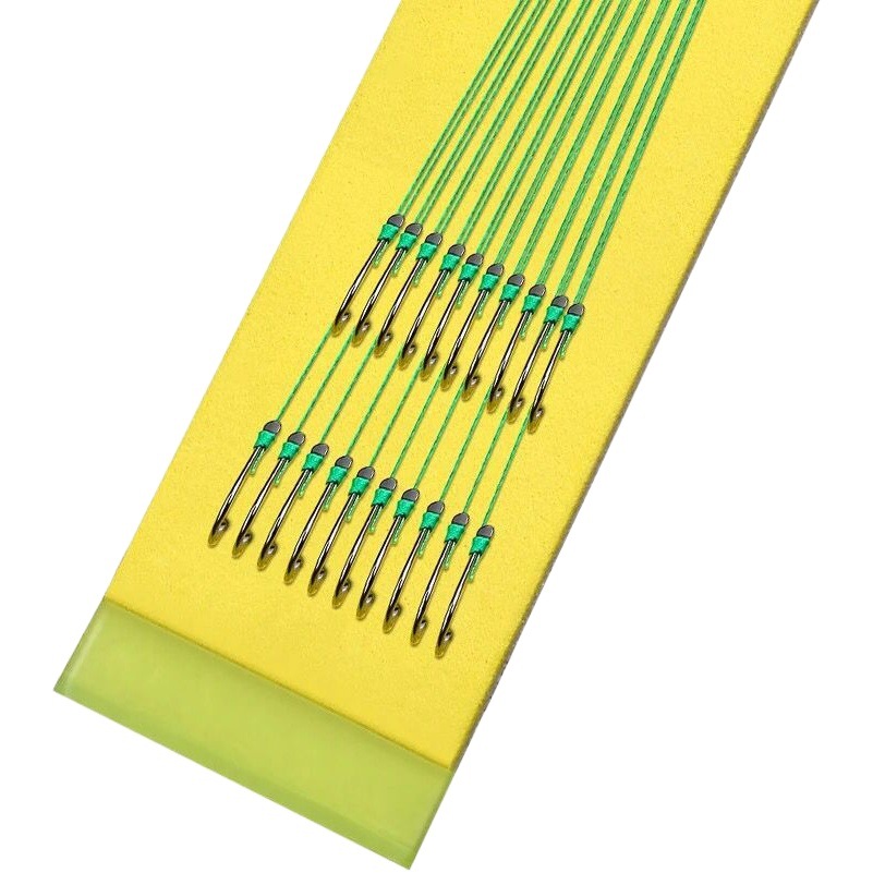 Nine-series powerful horse line double hook hand-tied finished suit Heikeng reservoir fishing Izu Ishini barbed hook
