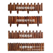 花园栅栏围栏小篱笆布置松木木制公园爬藤矮篱笆挡土栏杆隔断花圃