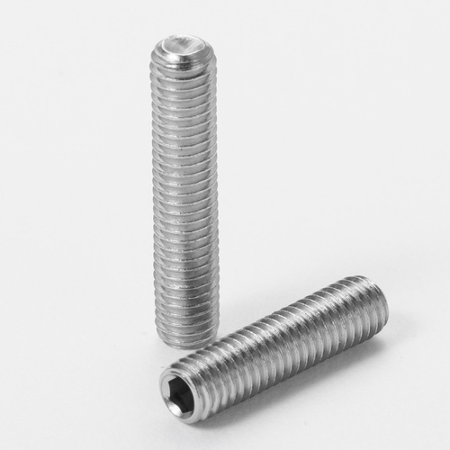 Aozhan 304 stainless steel concave end set screw DIN916 machine meter screw inner hexagon headless screw M3-16