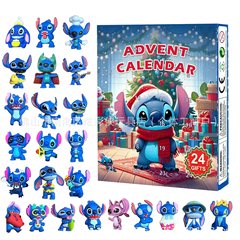 2025 ステッチ リロとスティッチ クリスマス アドベント カレンダー ブラインド ボックス 24 ハロウィン カウントダウン アニメーション ブラインド ボックス