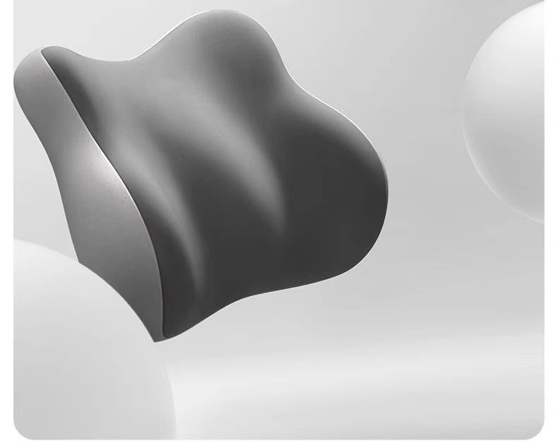 New memory foam car headrest can be customized LOGO headrest lumbar support waist pillow chair lumbar support