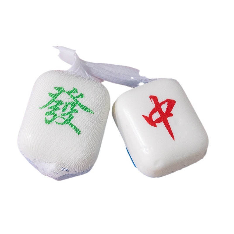 Mahjong Knead music creative decompression toy slow rebound press outlet decompression tool Sponge mahjong tabletop decoration