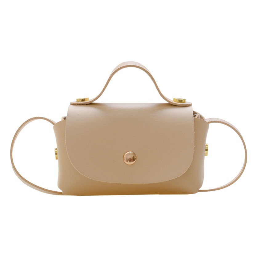 Estilo coreano de moda bolso de los niños de moda retro de la muchacha bolso de hombro crossbody simple mini bebé monedero accesorios bolsa