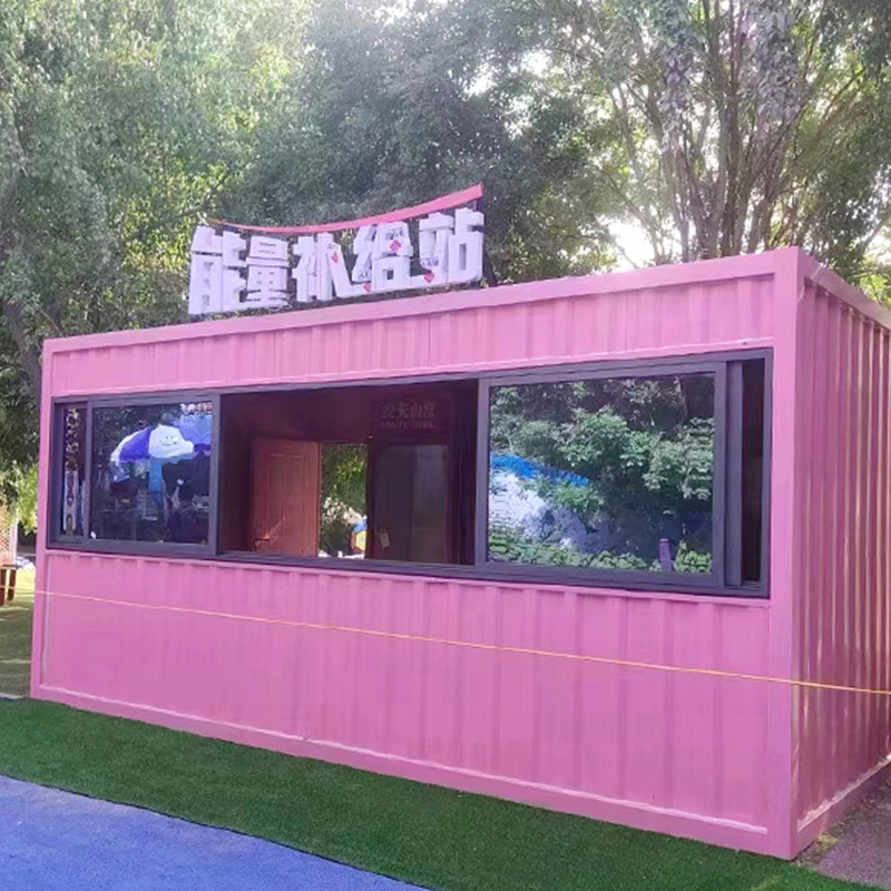 Caja corrugada contenedor casa sitio de construcción trabajador dormitorio sala de contenedores color placa de acero placa móvil al por mayor
