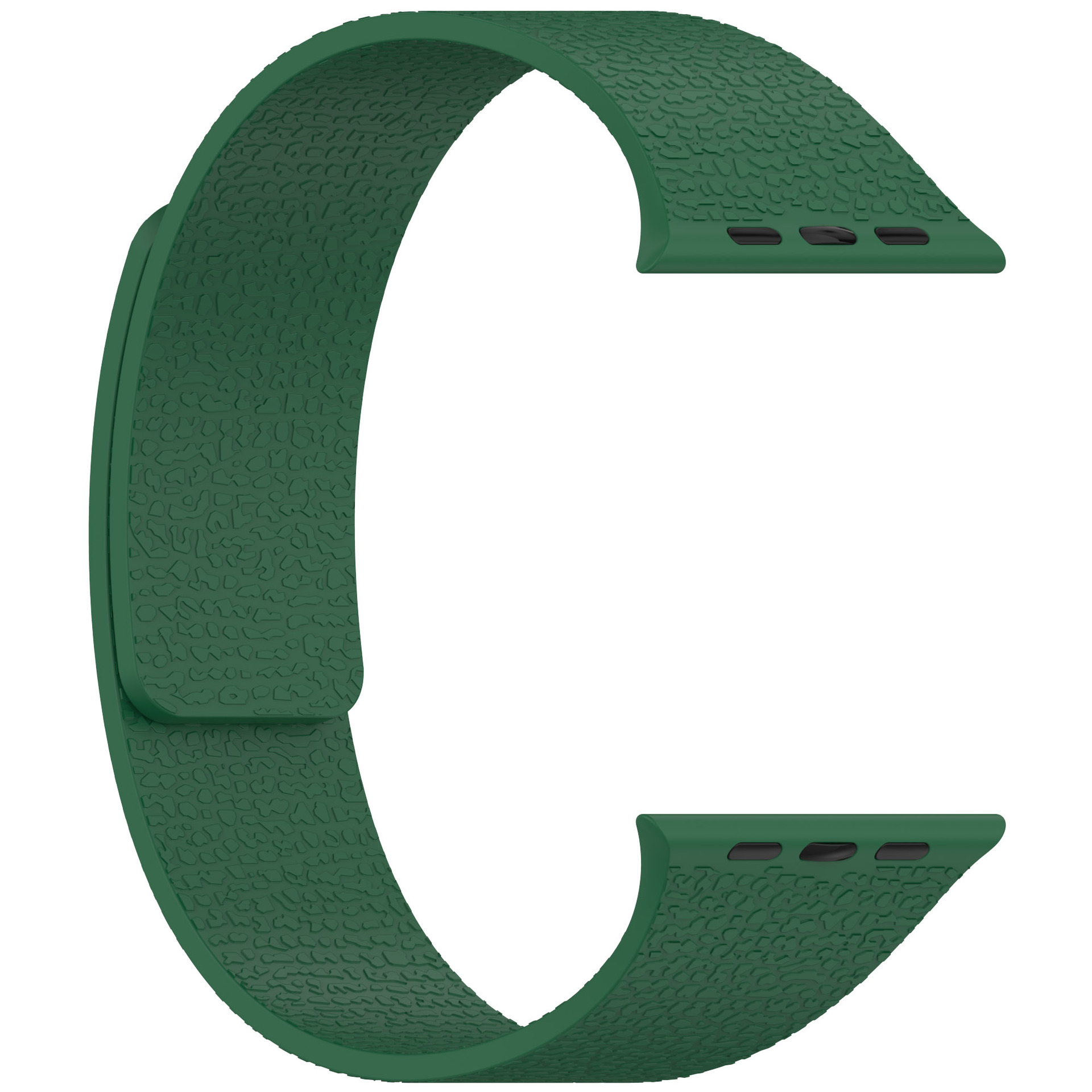 Suitable for Huawei gt5, Xiaomi s4, Apple iwatch9, litchi pattern silicone soft magnetic ultra watch strap s10 undefined
