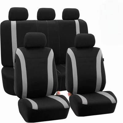 Universal seat cover, Mexico Foreign Trade Export - gray-9-piece-set-five-seats