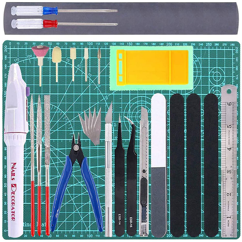 Cross-Border Hot-Selling 33-Piece Model Tool Set Gundam/Car/Toy Model Building Tool Combination Kit