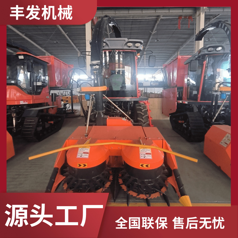 轮式青贮收获机皇竹草玉米秸秆青储饲料收割机自动卸料厂家直发