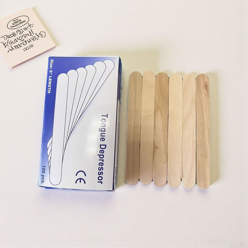 Tongue depressor birch wood board 150x 18x 1.6mm wood tattoo mixing rod wood chip Birch mixing chip