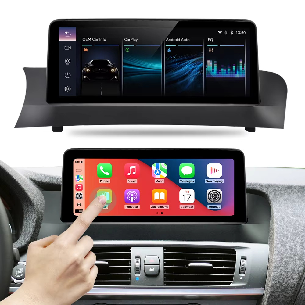Suitable for BMW X3X4 F25F26 2013-2017 10.25'' car-mounted large-screen navigation central control screen