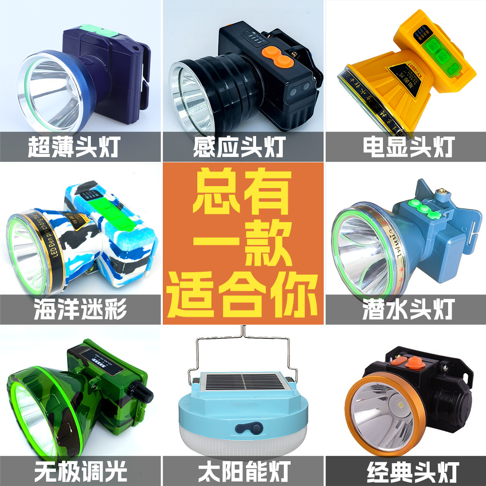 Adjustable travel super bright LED waterproof lithium battery, flashlight, ceiling light