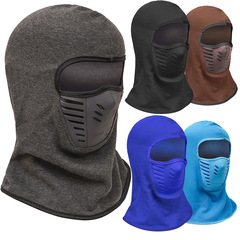 Winter Riding Unisex Skiing Warm Face Mask Outdoor Face Cover Headband Thick Fleece Filtering Hat