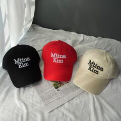 潮流韩版双排字母刺绣软顶棒球帽女柔软舒适贴合百搭显脸小鸭舌帽