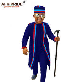 跨境直销非洲印花蜡染全棉儿童 童装四件套 AFRIPRIDE  s204018