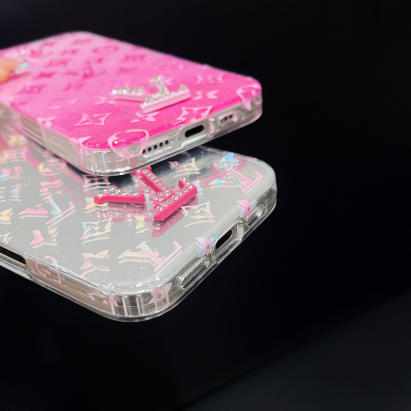 オールインクルーシブ IMD 新しいトレンディなブランド ライト ラグジュアリー 香港スタイル iPhone16Promax ハイエンド Apple 15 保護ケースに適しています|undefined