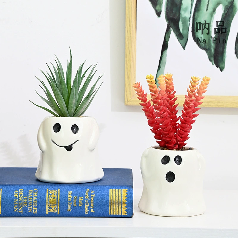 Na Pin Хэллоуин декоративный цветочный горшок маленький призрак экспорт международной торговли Amazon исключительно для 1688 оптовых бестселлеров