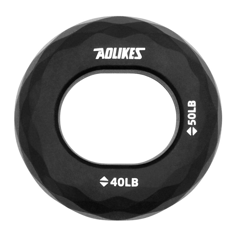 Aolikes anillo de agarre de silicona mano entrenamiento de fuerza fuerza empuñador de doble fuerza fitness entrenador de descompresión