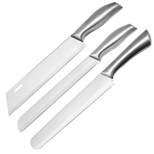 Factory Wholesale New Stainless Steel Fruit Knife Household Long Fruit Knife Watermelon Cantaloupe Cutting Knife