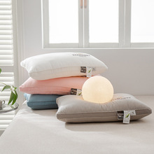 新款全棉A類大豆抗菌防蟎枕芯大豆纖維枕高中低枕可機洗枕芯母嬰