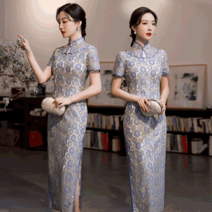 Lace chinese dresses for women oriental qipao dress cheongsam retro daily improvement banquet cheongsam dress